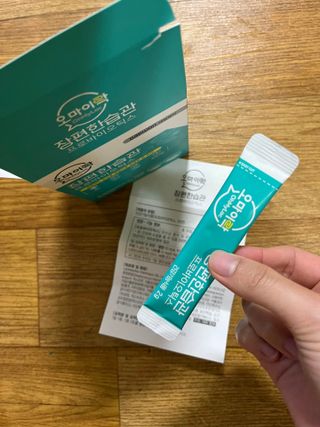 [유산균] 오마이락 장편한습관 프로바이오틱스 30P — 4점을 준 리뷰어가 2022년 11월 올린 사용 사진