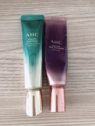 [NEW 탄력유턴 아이크림] AHC 유스 래스팅 리얼 아이크림 포 페이스 — 5점을 준 리뷰어가 2021년 2월 올린 사용 사진