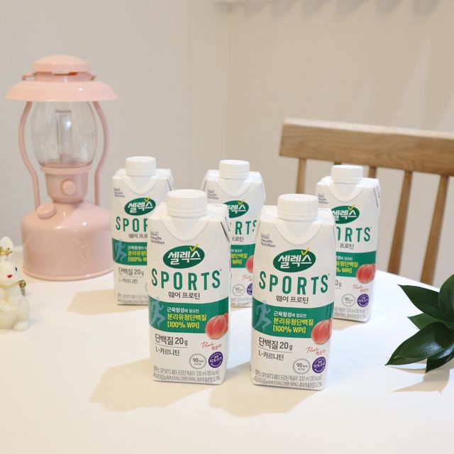 셀렉스 스포츠 웨이 프로틴 복숭아_ 330ml x 12팩 리뷰 사진