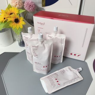 12월 15일 출시, 건강기능식품 브랜드 본리브 나 다운 시작 제품 3종 — 5점을 준 리뷰어가 2021년 2월 올린 사용 사진