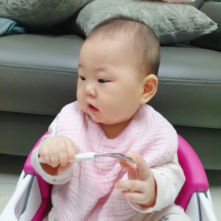 유비맘 스푼포크 케이스 세트 1+1 _컬러랜덤 발송 — 5점을 준 리뷰어가 2021년 2월 올린 사용 사진