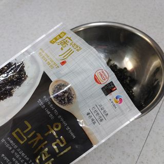 광천우리맛김 우리집밥도둑 맛있는광천김 우리김자반 50g 5봉 — 5점을 준 리뷰어가 2021년 11월 올린 사용 사진