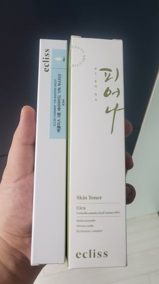 에클리스 피어나 스킨토너 — 5점을 준 리뷰어가 2022년 1월 올린 사용 사진
