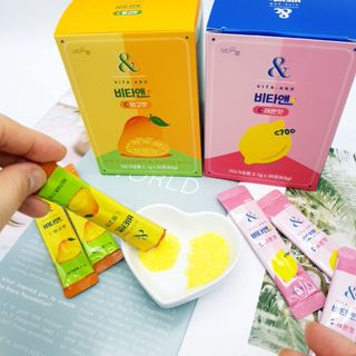 비타앤C 레몬맛, 망고맛 — 5점을 준 리뷰어가 2021년 4월 올린 사용 사진