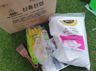 [신흥산업] 붙이는 벽돌 황토 파벽돌 230mm 45장,  욕실 인테리어 실내장식 셀프인테리어 — 5점을 준 리뷰어가 2023년 5월 올린 사용 사진