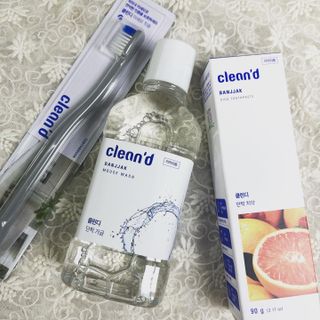 주식회사 클린디 [클린디]🌿민트향으로 상쾌하게, 단짝가글 + 맞춤 칫솔 + 치약 세트🦷 — 5점을 준 리뷰어가 2022년 1월 올린 사용 사진
