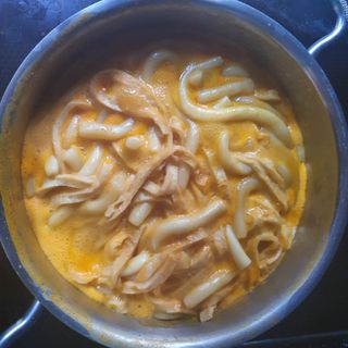 [푸딩팩토리] 로제누들떡볶이 500g / 까르보나라크림누들떡볶이 500g — 5점을 준 리뷰어가 2022년 8월 올린 사용 사진