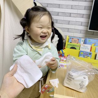 디어엘로디 프리미엄 유기농 베이비 솜티슈 40매 3 + 1 PACK — 5점을 준 리뷰어가 2021년 3월 올린 사용 사진