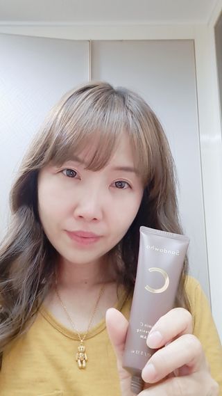 산다화 비타민C 화이트닝 크림 — 4점을 준 리뷰어가 2023년 5월 올린 사용 사진