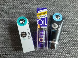 [갸스비] 명불허전, 남성을 위한 브랜드 갸스비의 올인원, 폼클렌징, 헤어오일 3종 — 5점을 준 리뷰어가 2021년 4월 올린 사용 사진
