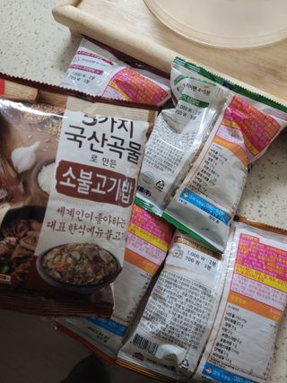 천일식품 5가지 국산 곡물로 만든 5가지 나물밥 — 5점을 준 리뷰어가 2021년 5월 올린 사용 사진