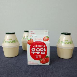 빙그레 우유얌 초코 / 우유얌 딸기 — 5점을 준 리뷰어가 2021년 4월 올린 사용 사진