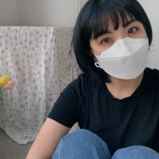 에버그린 순면 끈조절 KF94 마스크 - 화이트 30매 — 5점을 준 리뷰어가 2021년 5월 올린 사용 사진