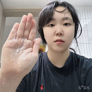 나우 0[리브엠] 화해 1등 클렌징 파우더! 모공&피지 말끔순삭 — 4점을 준 리뷰어가 2025년 2월 올린 사용 사진