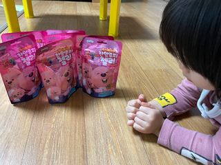 [팔도] 잔망루피젤리 믹스베리맛 42g 8개 — 5점을 준 리뷰어가 2022년 2월 올린 사용 사진