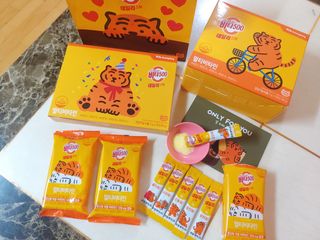 광동생활건강 [광동] 비타500데일리스틱  ★빼빼로데이★ 30포+70포+ 뚱랑이스티커+빼빼로+쇼핑백 — 5점을 준 리뷰어가 2022년 11월 올린 사용 사진