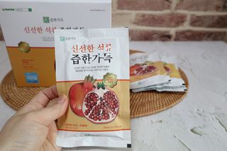 즙한가득 신선한 석류즙 70ml x 30포, 선물박스 — 5점을 준 리뷰어가 2021년 12월 올린 사용 사진