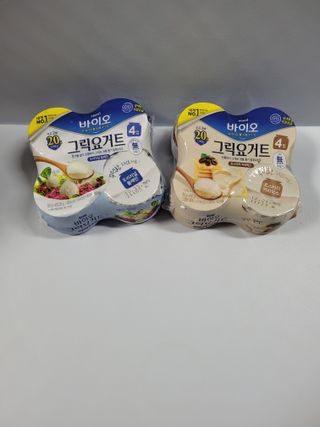 매일바이오 그릭요거트 오리지널 플레인 4개, 로스터리 커피믹스 4개 — 5점을 준 리뷰어가 2021년 12월 올린 사용 사진