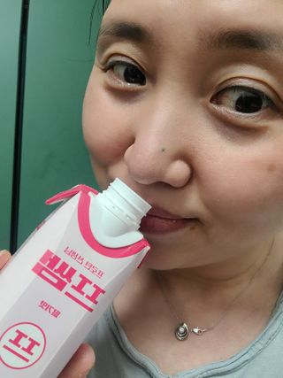 파워풀엑스 [프쌤] 더 맛있고 강력해진 고단백 음료 3종 (초코맛,딸기맛,커피맛) — 5점을 준 리뷰어가 2023년 1월 올린 사용 사진