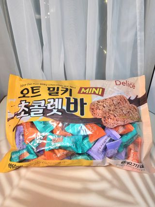 델리스 오트 밀키 초콜릿 바 — 4.5점을 준 리뷰어가 2022년 2월 올린 사용 사진