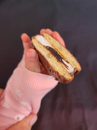 찰초코파이 앙크림 찰 초코파이 정 앙크림 — 5점을 준 리뷰어가 2020년 12월 올린 사용 사진