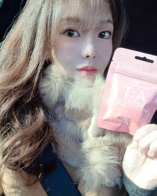 입 냄새 완화에 도움을 주는 에티켓 캔디 복숭아맛 앳캔디 — 5점을 준 리뷰어가 2021년 1월 올린 사용 사진