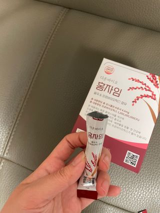 하루 1포로 콜레스테롤, 유산균, 고역가 소화효소까지 한번에 섭취! 다온바이오 홍자임 1개월분(30포) — 5점을 준 리뷰어가 2022년 12월 올린 사용 사진