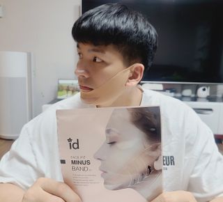 아이디플라코스메틱 아이디 페이스핏 마이너스 밴드 v2 — 5점을 준 리뷰어가 2021년 5월 올린 사용 사진