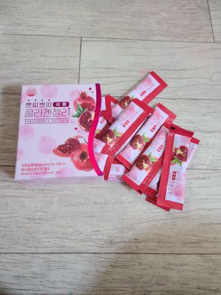 헬스업_쁘띠쁘띠석류콜라겐젤리_20g x 14포 — 5점을 준 리뷰어가 2020년 12월 올린 사용 사진