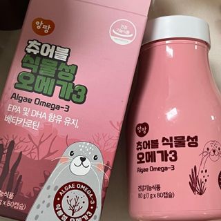 앙팡 츄어블 식물성 오메가3 1000mg x 80캡슐 — 4점을 준 리뷰어가 2022년 10월 올린 사용 사진