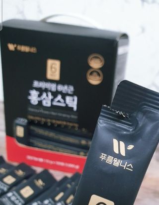 [푸름웰니스] 프리미엄 6년근 홍삼스틱 3mg x 100포 — 5점을 준 리뷰어가 2022년 2월 올린 사용 사진