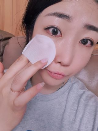 세렌디뷰티 리부스팅 시카 클렌징 패드 — 5점을 준 리뷰어가 2021년 7월 올린 사용 사진