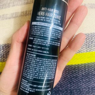 다슈코리아 다슈 데일리 안티 헤어로스 허브 헤어토닉 150ml — 4.5점을 준 리뷰어가 2021년 1월 올린 사용 사진