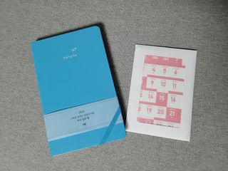 리훈 2023년 하고싶은말다이어리 (세로/정사각 중 택 1, 베이지/블루 중 택 1) — 5점을 준 리뷰어가 2023년 2월 올린 사용 사진