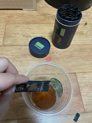 프리마인 자체 기업부설 연구소에서 찾아낸 건강한 수면의 비밀.  슬립토 플러스 30포 — 5점을 준 리뷰어가 2022년 8월 올린 사용 사진