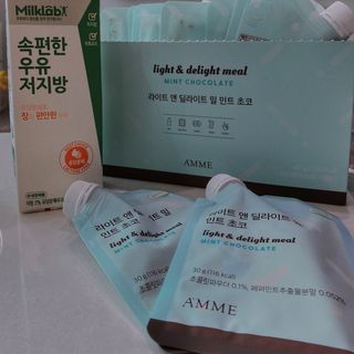 아므_이너뷰티 라이트 앤 딜라이트 밀 민트 초코 — 3.5점을 준 리뷰어가 2021년 8월 올린 사용 사진