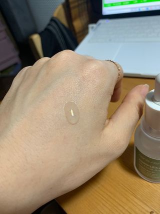 나나스킨 콤플렉스씨쓰리닥터클리어앰플 — 4점을 준 리뷰어가 2021년 6월 올린 사용 사진