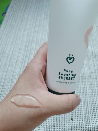 디어비 퓨어 수딩 샤벳 — 4점을 준 리뷰어가 2021년 8월 올린 사용 사진