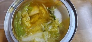 셰프애찬 단호박 백김치 1kg — 5점을 준 리뷰어가 2022년 10월 올린 사용 사진