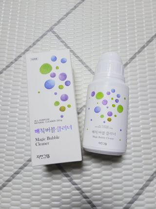 자연그램 매직버블클리너 250g — 5점을 준 리뷰어가 2021년 1월 올린 사용 사진