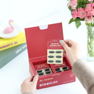 트루헬퍼 홀인원 블러드큐어 혈행+혈압+콜레스테롤 한번에 1박스 1개월 — 5점을 준 리뷰어가 2023년 2월 올린 사용 사진