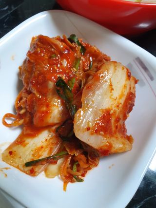 셰프애찬 알배기 겉절이 김치 1kg — 5점을 준 리뷰어가 2022년 9월 올린 사용 사진