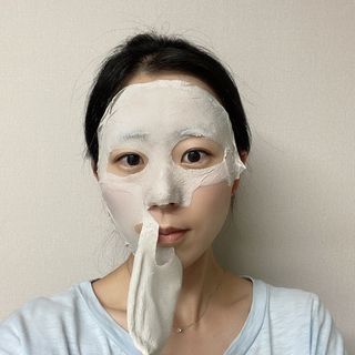 아이디플라코스메틱 페이스핏 플라스터 마스크 _ 리뉴얼 — 5점을 준 리뷰어가 2021년 7월 올린 사용 사진