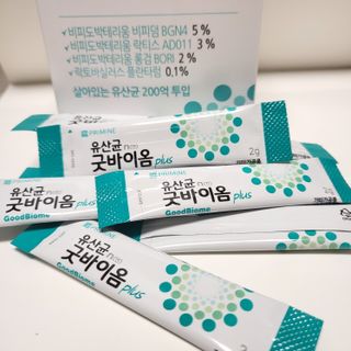 프리마인 유산균 국가지정연구소 선정, 살아있는 생유산균 200억 마리의 힘. 유산균n굿바이옴플러스 — 5점을 준 리뷰어가 2021년 9월 올린 사용 사진
