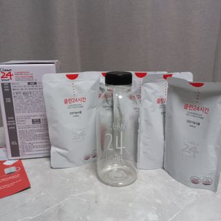 클린24시간 1BOX(5포) + 전용보틀(500ml) — 3점을 준 리뷰어가 2022년 12월 올린 사용 사진