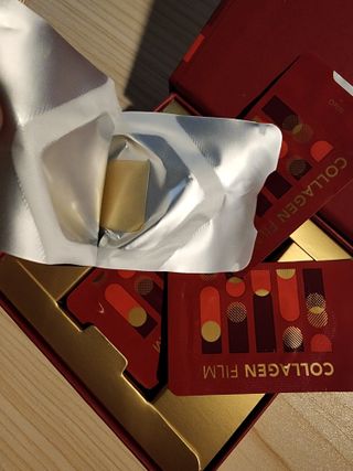 프리마인 귀족의 콜라겐, 92배 흡수율. 럭셔리 프리미엄 셀라브 콜라겐필름 30매 — 5점을 준 리뷰어가 2022년 6월 올린 사용 사진