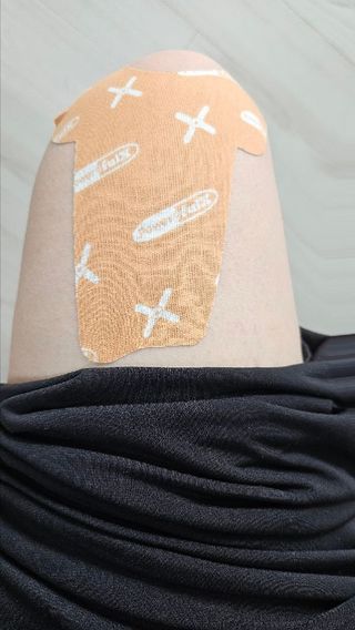 파워풀엑스 메디핑 라이트팩 다이아몬드 타입_8개입(베이지) — 5점을 준 리뷰어가 2025년 1월 올린 사용 사진