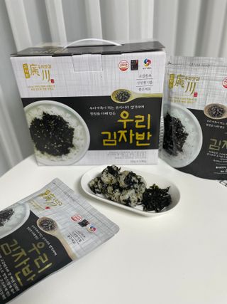 광천우리맛김 우리집밥도둑 맛있는광천김 우리김자반 50g 5봉 — 5점을 준 리뷰어가 2021년 11월 올린 사용 사진