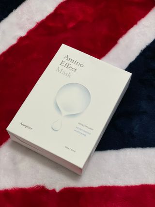 아미퓨어 촉촉하고 밝은 피부를 만들어주는 1일1팩, 아미노이펙트 마스크 10매 — 4점을 준 리뷰어가 2021년 6월 올린 사용 사진