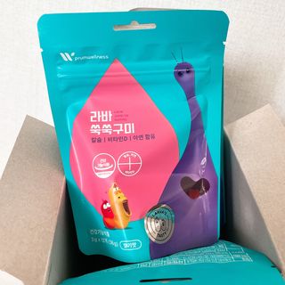 푸름웰니스 라바 쑥쑥구미 36g — 5점을 준 리뷰어가 2022년 3월 올린 사용 사진